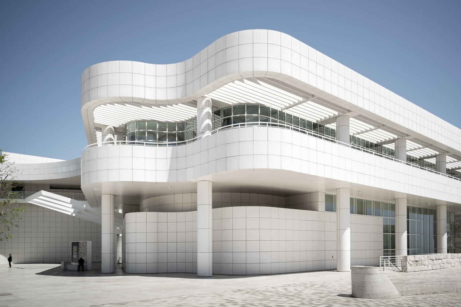 The Getty - Entrance terrace